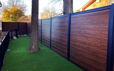 Brown PVC Fence: A Timeless Wood-Like Look Without the Maintenance