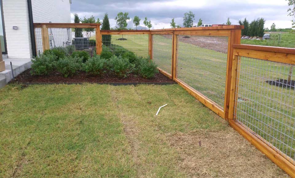 Welded Wire Fence contemporary  Backyard fences, Building a fence, Welded  wire fence